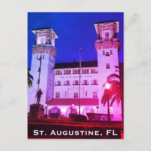 St. Augustine, FL - Hotel Alcazar Briefkaart (Voorkant)