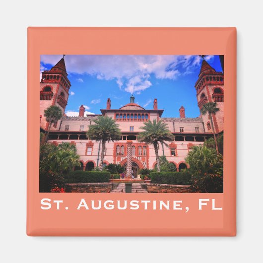 St. Augustine, FL - Ponce de Leon Magneet (Voorkant)