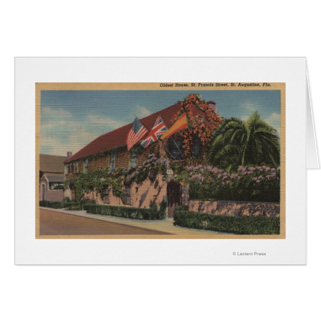 St. Augustine, FL - Uitzicht van St. Francis (Voorkant Horizontaal)