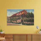 St. Augustine, FL - Uitzicht van St. Francis Canvas Afdruk (Insitu (Woonkamer))