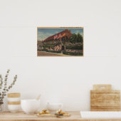 St. Augustine, FL - Uitzicht van St. Francis Poster (Keuken)