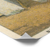 St. Augustine, FL - Uitzicht van Treasury Street & Poster (Hoek)