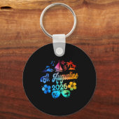 St. Augustine Florida 2026 Vacation Tie Dye Summer Sleutelhanger (Voorkant)