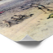 St Augustine Florida Beach Scene Poster (Hoek)