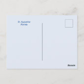 St.Augustine, Florida Briefkaart (Achterkant)