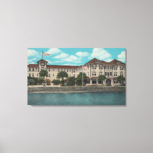 St. Augustine, Florida - Buitenzijde Canvas Afdruk