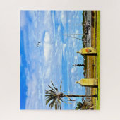 St Augustine Florida Castillo de San Marcos Sign Legpuzzel (Verticaal)