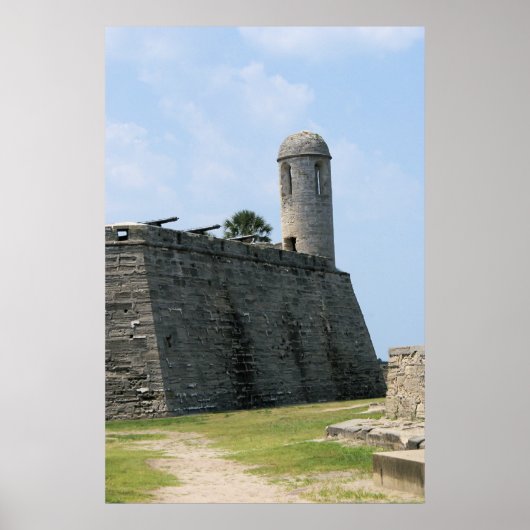 St. Augustine Florida fort castillo de san marcos Poster (Voorkant)