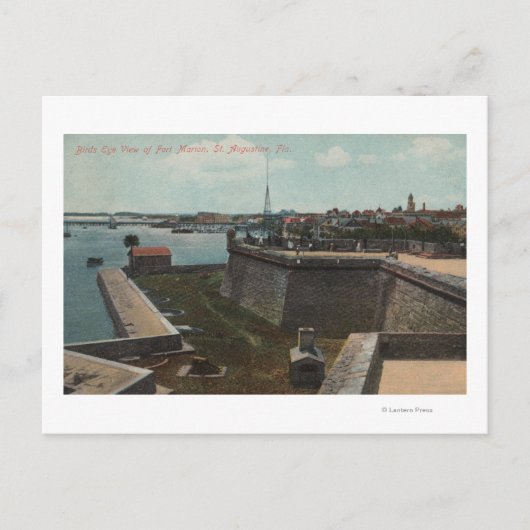 St. Augustine, Florida - Ft-antenne. Marion Briefkaart (Voorkant)