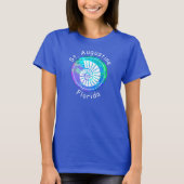 St. Augustine Florida  Nautilus Seashell T-shirt (Voorkant)