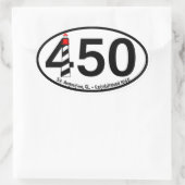 St. Augustine, Florida - Opgericht 1565 - 450th Ovale Sticker (Tas)