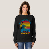 St Augustine Florida Retro Throwback Surf & Beach  Trui (Voorkant volledig)