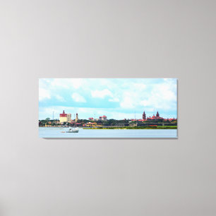 St Augustine, Florida River Uitzicht Canvas Afdruk