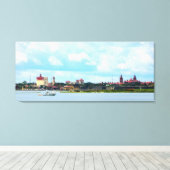 St. Augustine, Florida River Uitzicht Canvas Afdruk (Insitu (Houten vloer))