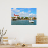 St. Augustine, Florida rivierfront Poster (Keuken)