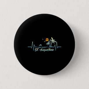 St. Augustine Florida Souvenir Spring Break St. Au Ronde Button 5,7 Cm