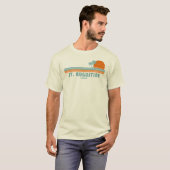 St. Augustine Florida Sun Palm Trees T-shirt (Voorkant volledig)
