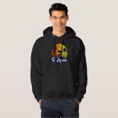 St. Augustine Florida Sunset Beach Retro Premium Hoodie (Voorkant volledig)