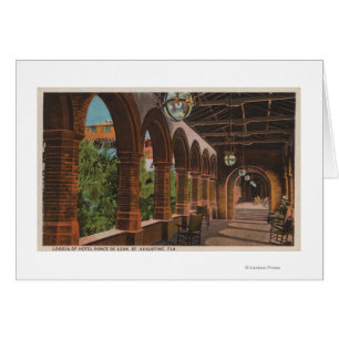 St. Augustine, Florida - Uitzicht van Hotel Ponce