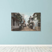 St. Augustine, Florida - Uitzicht van St. George S Canvas Afdruk (Insitu (Houten vloer))