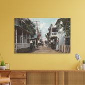St. Augustine, Florida - Uitzicht van St. George S Canvas Afdruk (Insitu (Woonkamer))
