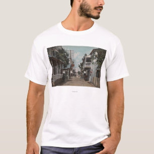 St. Augustine, Florida - Uitzicht van St. George S T-shirt