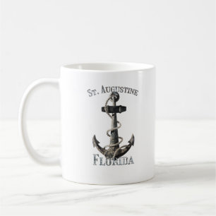 St. Augustine Florida Vacation Nautical Anchor Sai Koffiemok