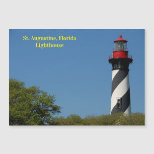 St. Augustine, Florida vuurtoren magnetische kaart