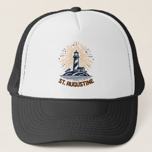 St. Augustine Florida Vuurtoren Zonsopgang Trucker Pet