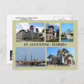 St. Augustine, Floride Carte postale (Devant / Derrière)