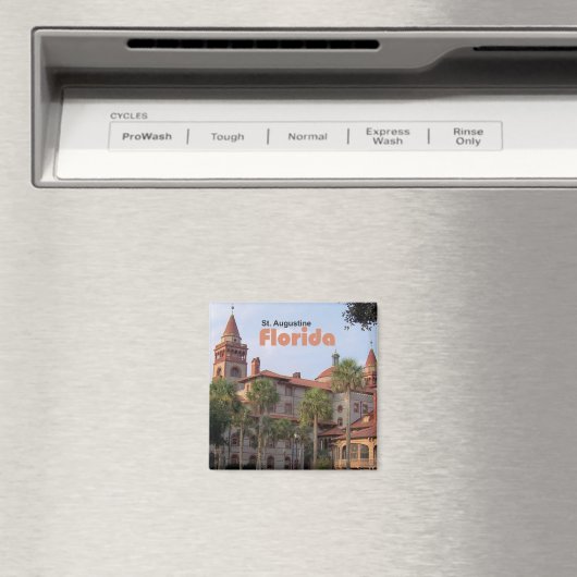 St Augustine Floride Voyage Photo Frigo Magnet (In Situ (Lave-vaisselle))