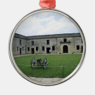 St Augustine Fort Castillo de San Marcos II Metalen Ornament