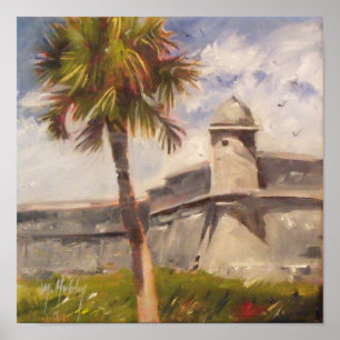 St. Augustine Fort - Castillo de san Marcos Poster