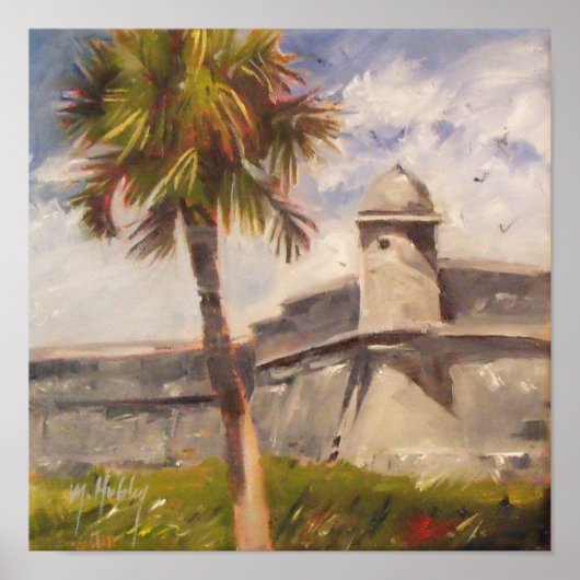 St. Augustine Fort - Castillo de san Marcos Poster (Voorkant)