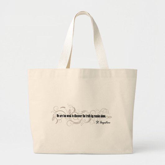 St. Augustine Grote Tote Bag (Voorkant)