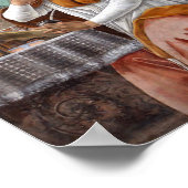 St Augustine In His Cell 1480 By Sandro Botticelli Poster (Hoek)