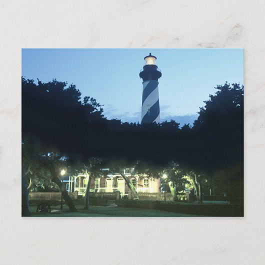 St Augustine Lighthouse Briefkaart (Voorkant)