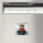 St. Augustine Lighthouse, Florida Magnet Magneet (Insitu (Vaatwasser))