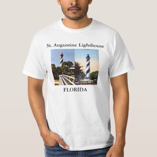 St. Augustine Lighthouse, Florida T-Shirt (Voorkant)