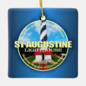 St Augustine Lighthouse Keramisch Ornament (Voorkant)