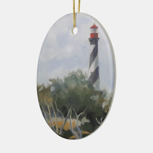 St. Augustine Lighthouse Keramisch Ornament (Links)