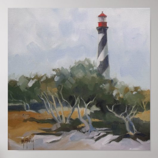 St. Augustine Lighthouse Poster (Voorkant)