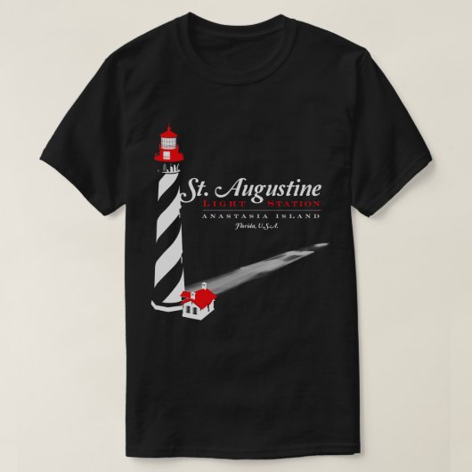 St Augustine Lighthouse T-shirt (Design voorkant)