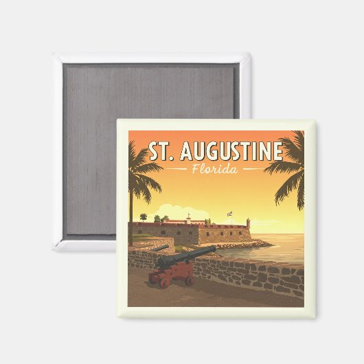 St. Augustine Magneet (Voorkant / Achterkant)