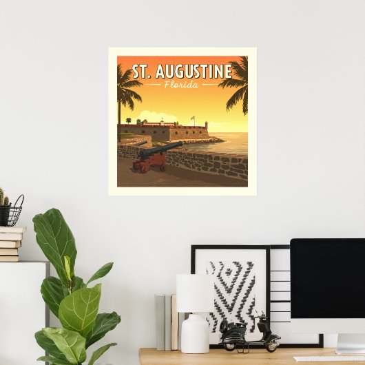 St. Augustine Poster (Thuiskantoor)