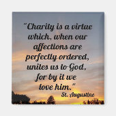 St. Augustine Quote Magneet (Voorkant)