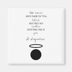 St. Augustine Quote Magnet Magneet