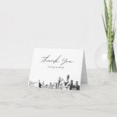 St. Augustine sketch blanco dank u kaart (Voorkant)