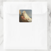 St. Augustine & St. Monica Vierkante Sticker (Tas)