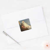 St. Augustine & St. Monica Vierkante Sticker (Envelop)